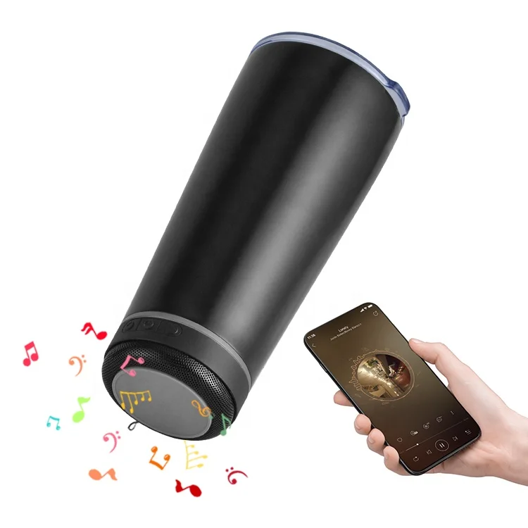 Ready to Ship Black Color Sin Minimo Termo Musical Digital Thermos Drink Cup Wireless Music Tumbler Speaker Bottle
Ready to Ship Black Color Sin Minimo Termo Musical Digital Thermos Drink Cup Wireless Music Tumbler Speaker Bottle