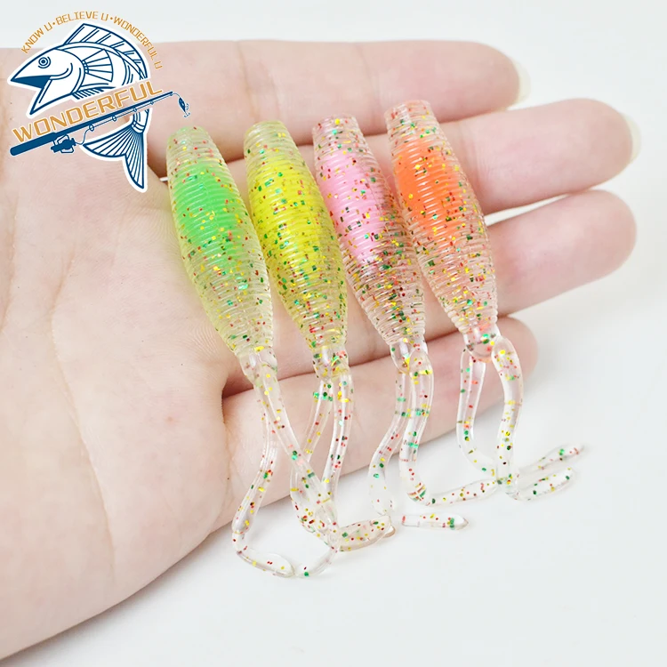 Factory High Quality 3g 76mm Artificial Plastic Transparent Freshwater Bait Long Fork Split Ail Soft Lure
Factory High Quality 3g 76mm Artificial Plastic Transparent Freshwater Bait Long Fork Split Ail Soft Lure
