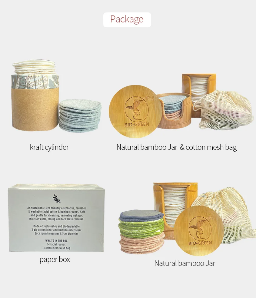 dischetti struccanti bambu Washable Eco friendly Rounds Bamboo Organic Makeup Remover Pads for Women
dischetti struccanti bambu Washable Eco friendly Rounds Bamboo Organic Makeup Remover Pads for Women