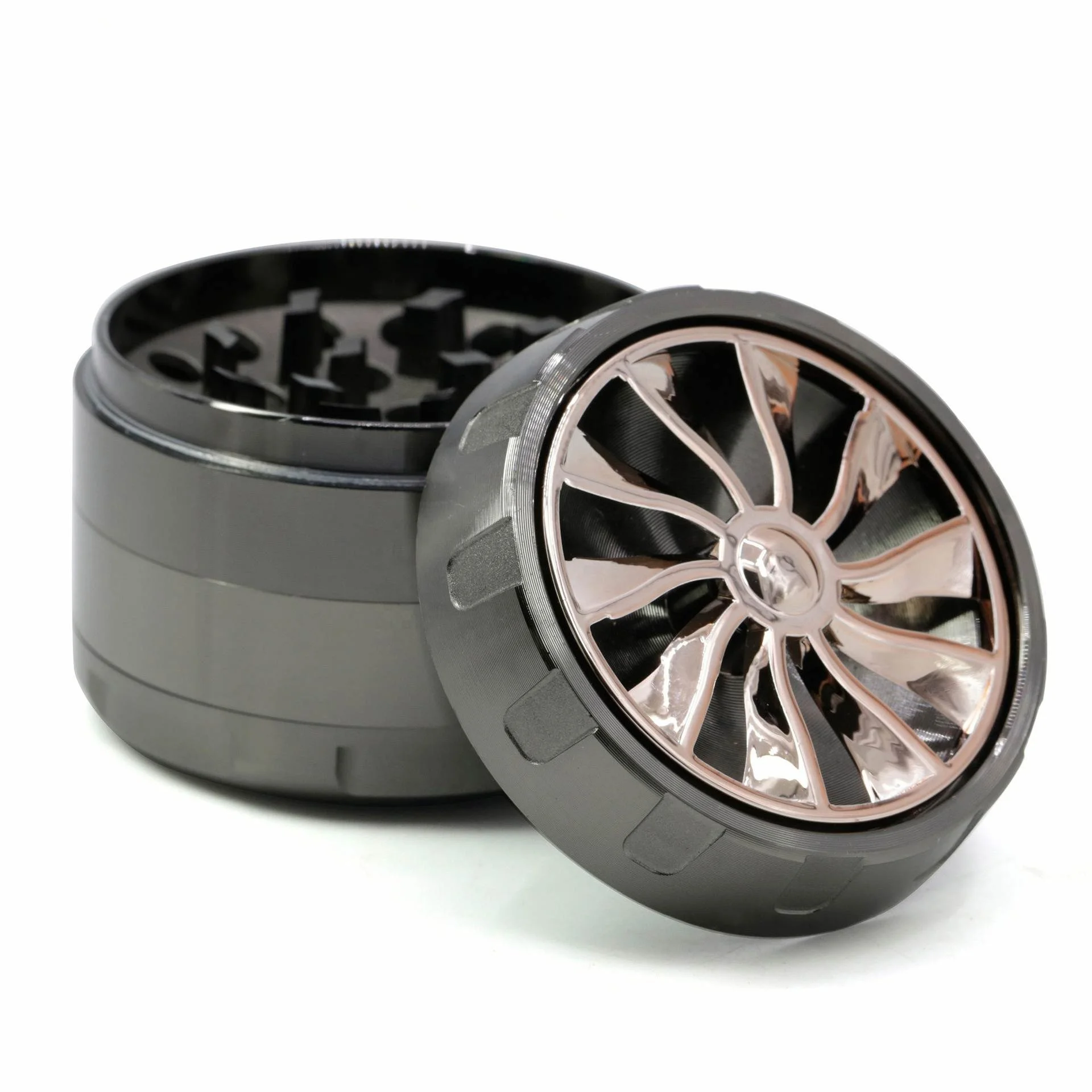 3 Colors 4 Part Dry Herb Grinder Diameter Zinc Alloy Turbo Cover Grinder, Picture
3 Colors 4 Part Dry Herb Grinder Diameter Zinc Alloy Turbo Cover Grinder, Picture