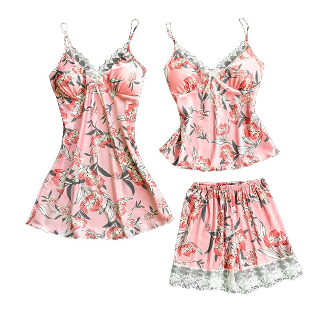 5 Pieces Women Pajamas Set Drop Shipping Nightwear With Chest Pads High Quality Silk Night Suit Women
5 Pieces Women Pajamas Set Drop Shipping Nightwear With Chest Pads High Quality Silk Night Suit Women
