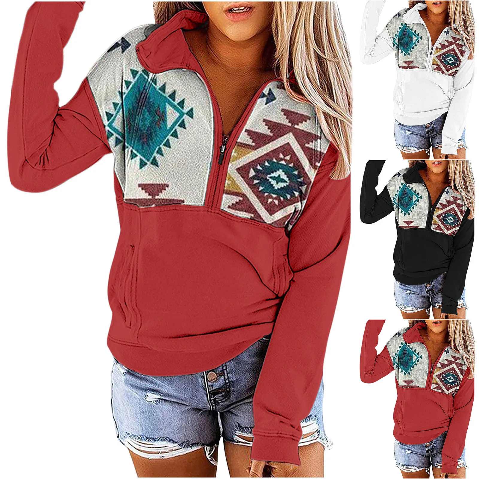 CH0005 Women Velvet plush Polar fleece Thick warm Jacket Lamb Plus size 5XL Sweater Sweatshirts 1/4 Zipper Hoodie With Pockets
CH0005 Women Velvet plush Polar fleece Thick warm Jacket Lamb Plus size 5XL Sweater Sweatshirts 1/4 Zipper Hoodie With Pockets