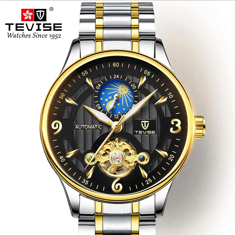 

Top-end Mechanical Watch Full Automatic Tourbillon Skeleton Self-winding Watches For Men Custom Wristwatch