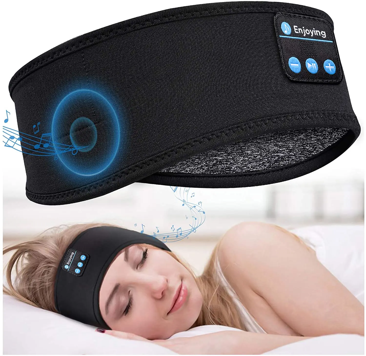 Sleep Headphones 5.0 Sleeping Headset Headband 10H Music - Soft Elastic Comfortable Headband audifonos,best Gifts
Sleep Headphones 5.0 Sleeping Headset Headband 10H Music - Soft Elastic Comfortable Headband audifonos,best Gifts