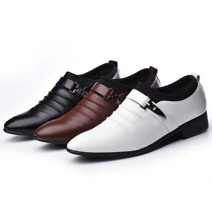 2020 new casual business men's formal shoes autumn men's dress leather shoes, Black white brown
2020 new casual business men's formal shoes autumn men's dress leather shoes, Black white brown