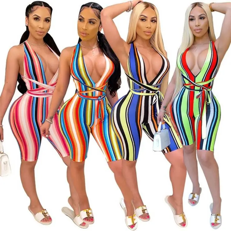 0720M022 Ladies Summer Fashion Draped Solid Stacked Women Bodycon Bodysuits One Piece Jumpsuits And Rompers
0720M022 Ladies Summer Fashion Draped Solid Stacked Women Bodycon Bodysuits One Piece Jumpsuits And Rompers