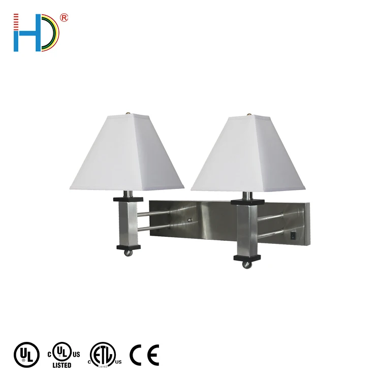 Contemporary Arabic Metal Industrial Antique Nickel Wall Lamp For Hotel Decoration