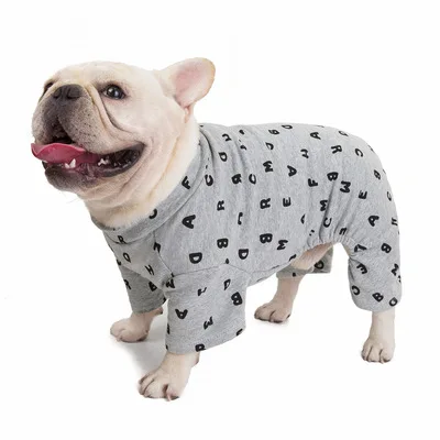 Hot Sale French Bulldog Velvet Pajamas Warm Soft Letter Printed Puppy Dog Apparel Pet Clothing Jumpsuit Cotton Dog Pajamas, Gray;yellow;pink
Hot Sale French Bulldog Velvet Pajamas Warm Soft Letter Printed Puppy Dog Apparel Pet Clothing Jumpsuit Cotton Dog Pajamas, Gray;yellow;pink