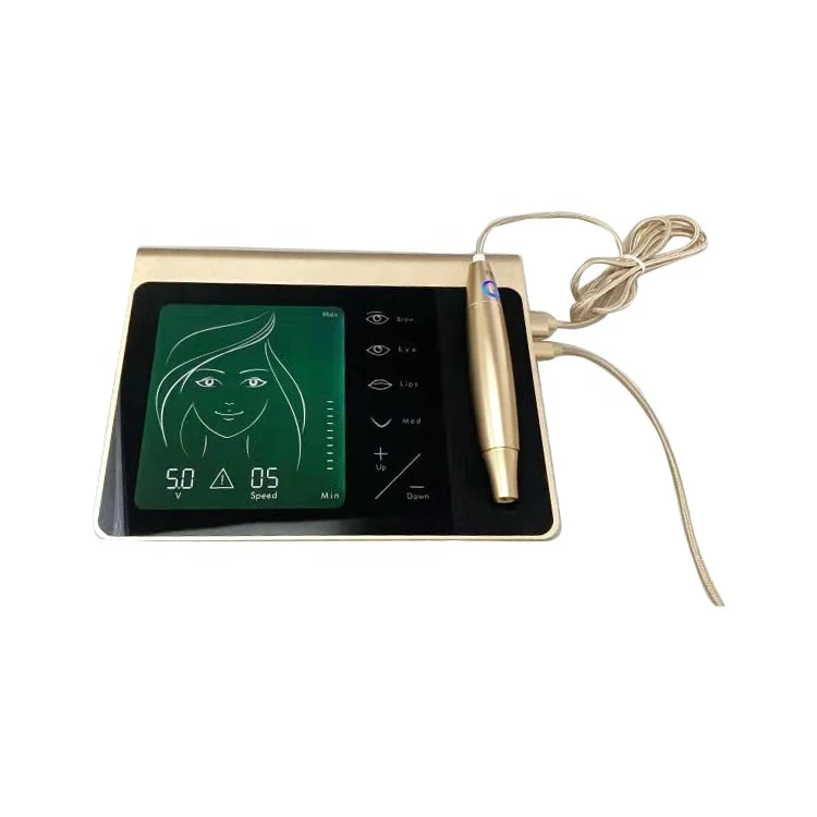 2021 New Arrival Digital Rechargeable eyebrow embroidery tattoo machine set tattoo permanent Makeup Microblading Machine kit, Gold
2021 New Arrival Digital Rechargeable eyebrow embroidery tattoo machine set tattoo permanent Makeup Microblading Machine kit, Gold