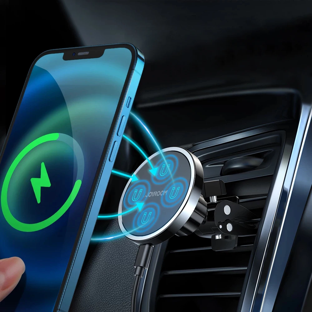 Magnetic Car Fast Charger Phone Holder Mount for iPhone 13 12 Pro Max 15W Universal Qi Magnetic Wireless Car Charger
Magnetic Car Fast Charger Phone Holder Mount for iPhone 13 12 Pro Max 15W Universal Qi Magnetic Wireless Car Charger