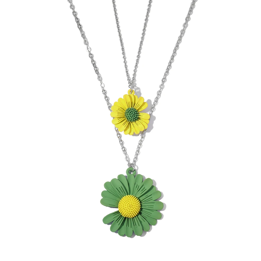 2020 Latest New Design Wholesale Jewelry sets Chain Sweet Summer Sunflower Charm Necklace Daisy Flowers For Women Girls
2020 Latest New Design Wholesale Jewelry sets Chain Sweet Summer Sunflower Charm Necklace Daisy Flowers For Women Girls