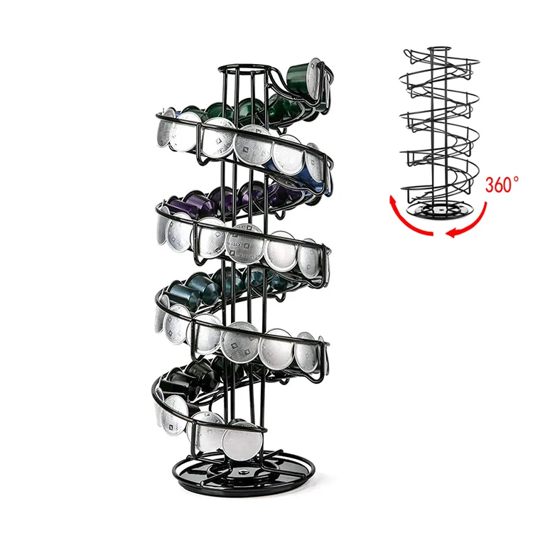 JO&JUIN Metal Wire Cup Coffee Pod Stand Home Kitchen Organizer Coffee Capsule Holder, Black
JO&JUIN Metal Wire Cup Coffee Pod Stand Home Kitchen Organizer Coffee Capsule Holder, Black