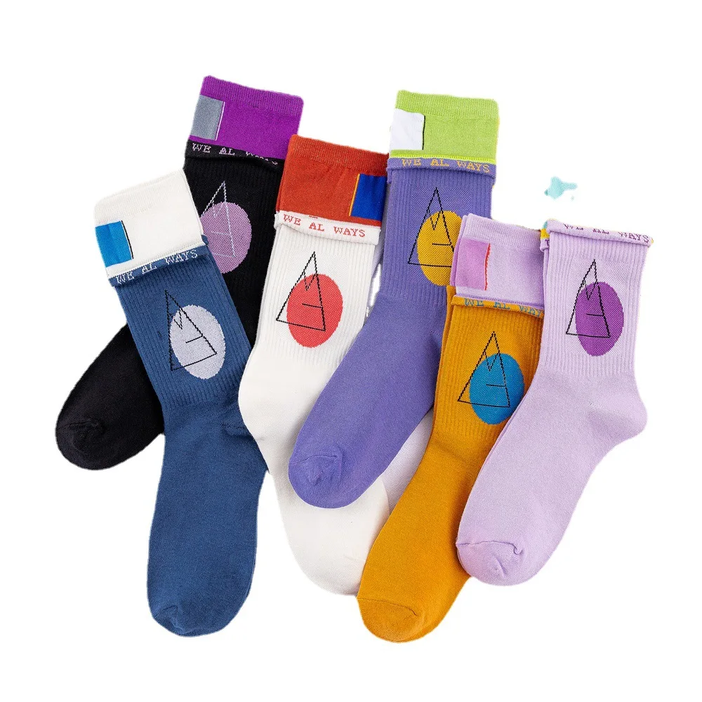 XIANGHUI Wholesale funny socks tube cotton absorb sweat and breathe college style happy socks Women's Hosiery socks women
XIANGHUI Wholesale funny socks tube cotton absorb sweat and breathe college style happy socks Women's Hosiery socks women