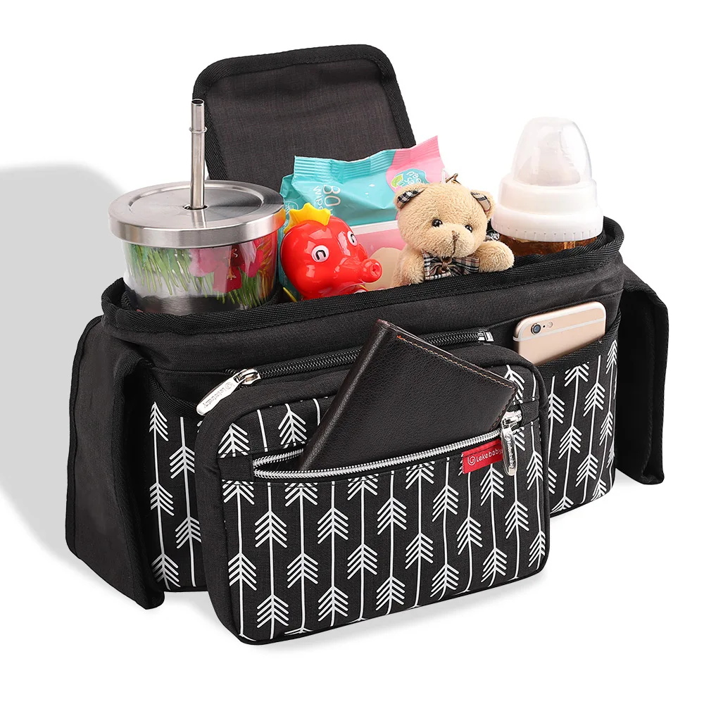 OEM portable grey polyester waterproof baby diaper stroller organizer bag with insulated cup holders, Arrow grey black, arrow grey, oem
OEM portable grey polyester waterproof baby diaper stroller organizer bag with insulated cup holders, Arrow grey black, arrow grey, oem