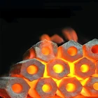 Wholesale High Quality Long Lasting Natural Hardwood Sawdust Hexagonal Outdoor Barbecue Machine-made Charcoal