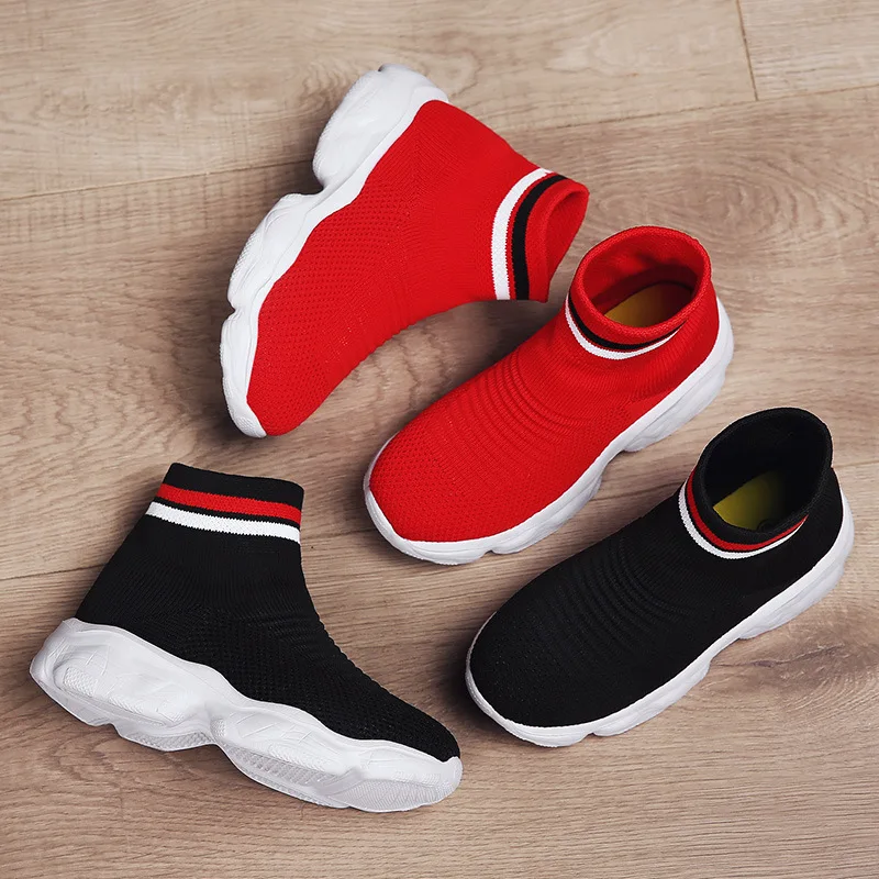 Manufacturers Fly Woven Mesh Children's High-top Sock Shoes Boy's Shoes Girls' Sports Knitted Sock Shoes, Customized color
Manufacturers Fly Woven Mesh Children's High-top Sock Shoes Boy's Shoes Girls' Sports Knitted Sock Shoes, Customized color