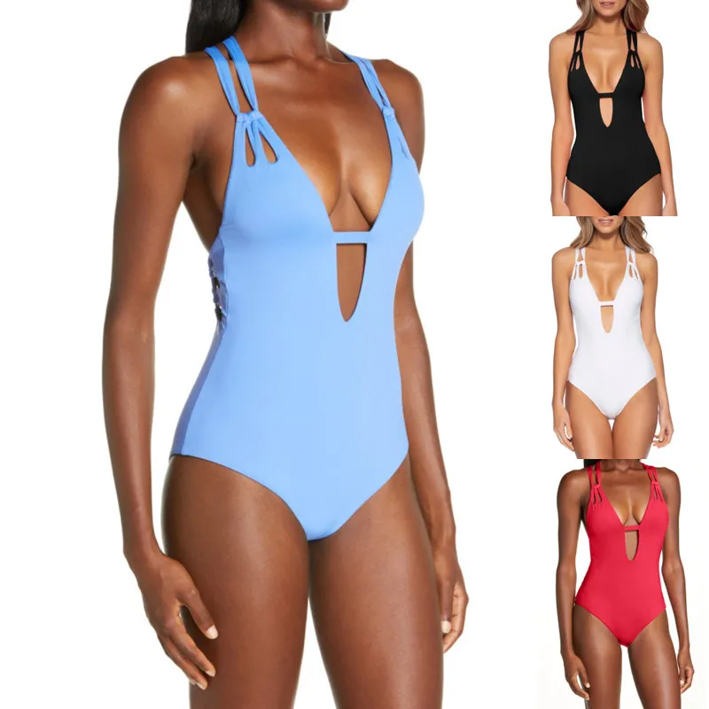 Free Custom Cut Out Bikini Women's One-piece Nylon Double-sided Fabric Swimsuit Hollow-out Swimwear
Free Custom Cut Out Bikini Women's One-piece Nylon Double-sided Fabric Swimsuit Hollow-out Swimwear