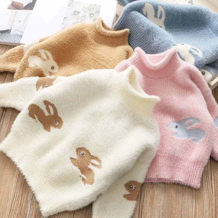 2020 mink fleece girls and boys sweaters autumn and winter new solid color cute big children's knit sweater
2020 mink fleece girls and boys sweaters autumn and winter new solid color cute big children's knit sweater