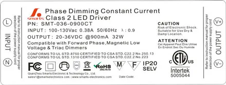 constant current dimmable led driver 35-44v 700ma 900ma 32w