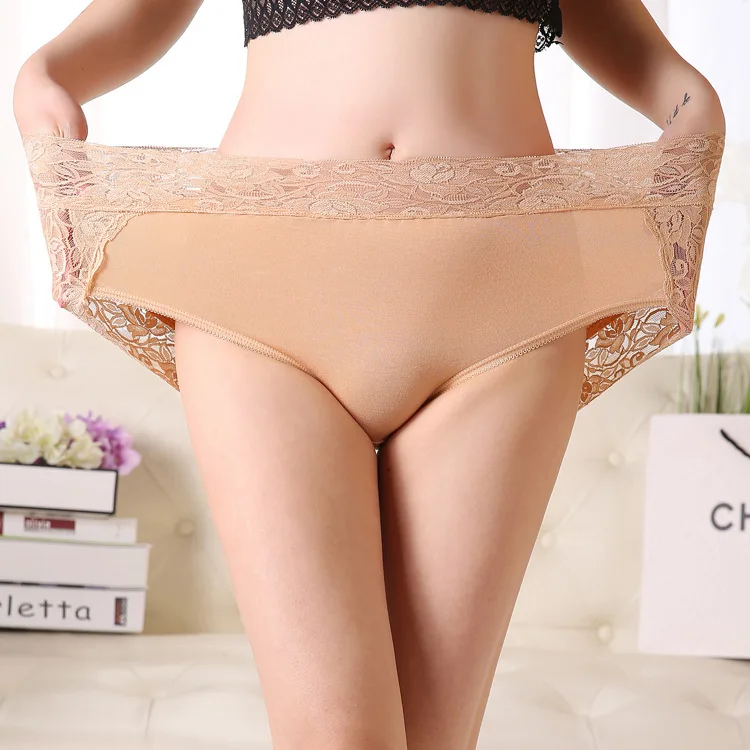 Sexy Lace Plus Size Cotton And Lace Stretch Elasticity High Waist Fat Women Underwear Panties, Customized color
Sexy Lace Plus Size Cotton And Lace Stretch Elasticity High Waist Fat Women Underwear Panties, Customized color