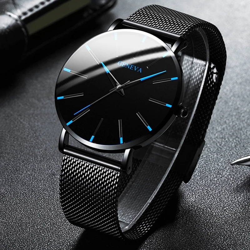 2020top Minimalist Men's Fashion Ultra Thin Watches Simple Men Business Stainless Steel Mesh Belt Quartz Watch
2020top Minimalist Men's Fashion Ultra Thin Watches Simple Men Business Stainless Steel Mesh Belt Quartz Watch