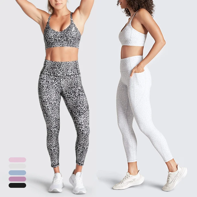 High Impact Women Sport Clothes Sets Fitness Seamless Workout Set High Waist Dot Printed Yoga Sets With Pocket
High Impact Women Sport Clothes Sets Fitness Seamless Workout Set High Waist Dot Printed Yoga Sets With Pocket