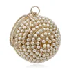 Fashion Beaded Style Women Evening Bag Ball Design Diamonds Mixed Candy Color Day Clutch With Chain Clutch Evening Bag