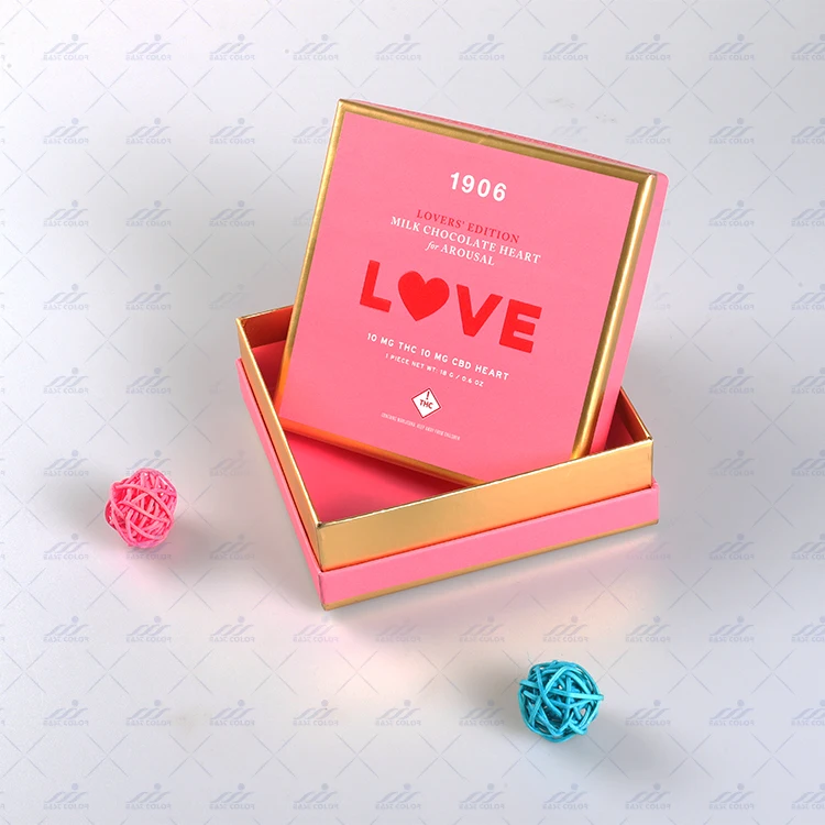 luxury gift box details *structure: lid and base box *paper