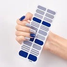 Lady new stickers decoration nail sticker glitter flower nail stickers