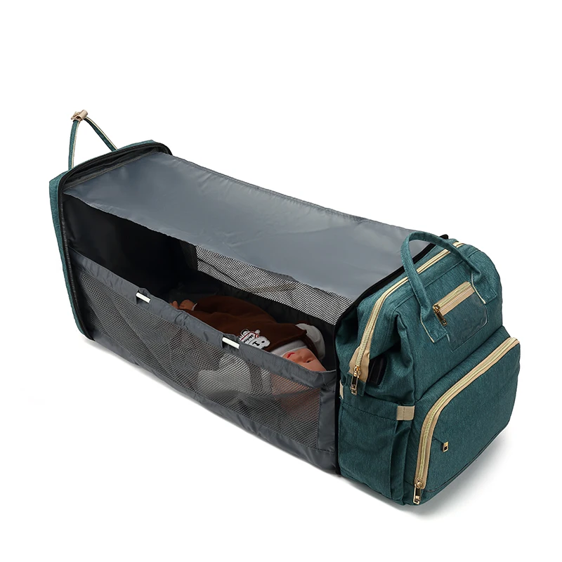 2021 Luxury Designer Multifunctional Waterproof Leather 3 In 1 Baby Bed Diaper Bag Backpack with Portable Crib, Black/grey/green/orange
2021 Luxury Designer Multifunctional Waterproof Leather 3 In 1 Baby Bed Diaper Bag Backpack with Portable Crib, Black/grey/green/orange