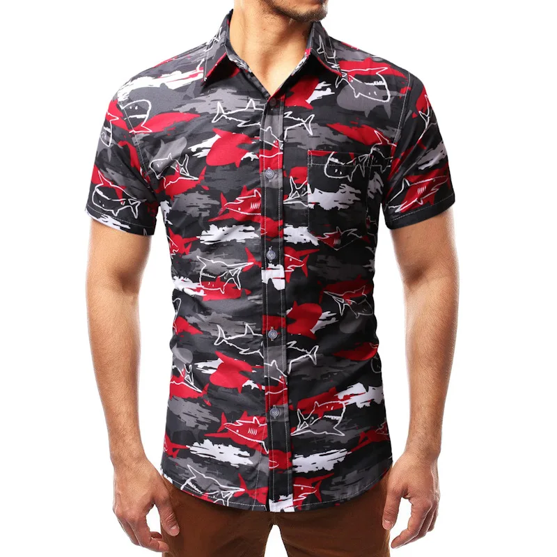 Summer Men's Hawaiian Shirt Fashion Short Sleeve Mens Printed Casual Shirt, Custom color
Summer Men's Hawaiian Shirt Fashion Short Sleeve Mens Printed Casual Shirt, Custom color