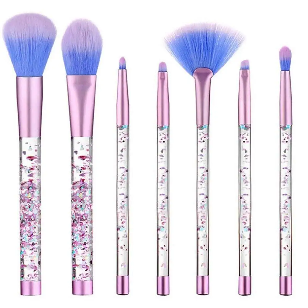 7 Pcs Makeup Brush Set Glitter Eyeshadow Foundation Brushes Powder Brushes Quicksand Cosmetics Shimmer Kabuki Brush Set, Crystal
7 Pcs Makeup Brush Set Glitter Eyeshadow Foundation Brushes Powder Brushes Quicksand Cosmetics Shimmer Kabuki Brush Set, Crystal