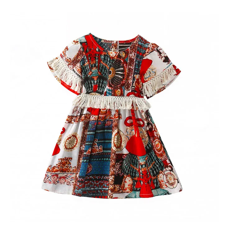 2021 Summer New Printed Lace Short-Sleeved Girls Dress Children's Clothing, Picture color
2021 Summer New Printed Lace Short-Sleeved Girls Dress Children's Clothing, Picture color
