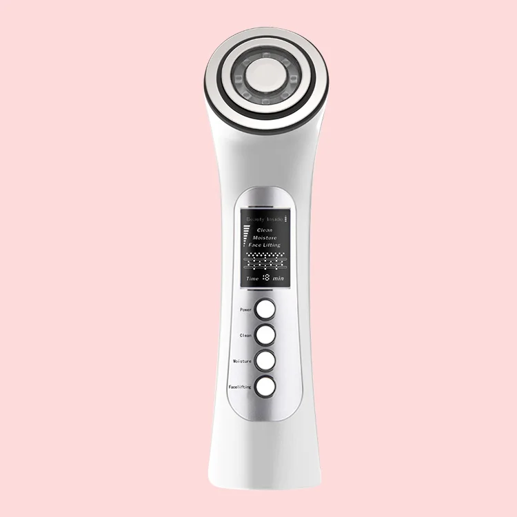 EMS Facial Massager Micro Current Beauty Face Massager Sonic Vibration Wrinkle Remover Hot Cool Ultrasonic Face Lifting Device, White black
EMS Facial Massager Micro Current Beauty Face Massager Sonic Vibration Wrinkle Remover Hot Cool Ultrasonic Face Lifting Device, White black