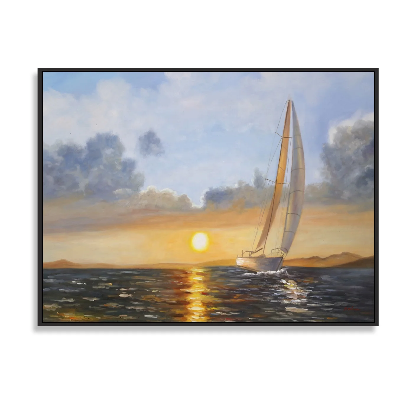 Modern art seascape oil painting interior wall art sea sailing decorative painting
Modern art seascape oil painting interior wall art sea sailing decorative painting