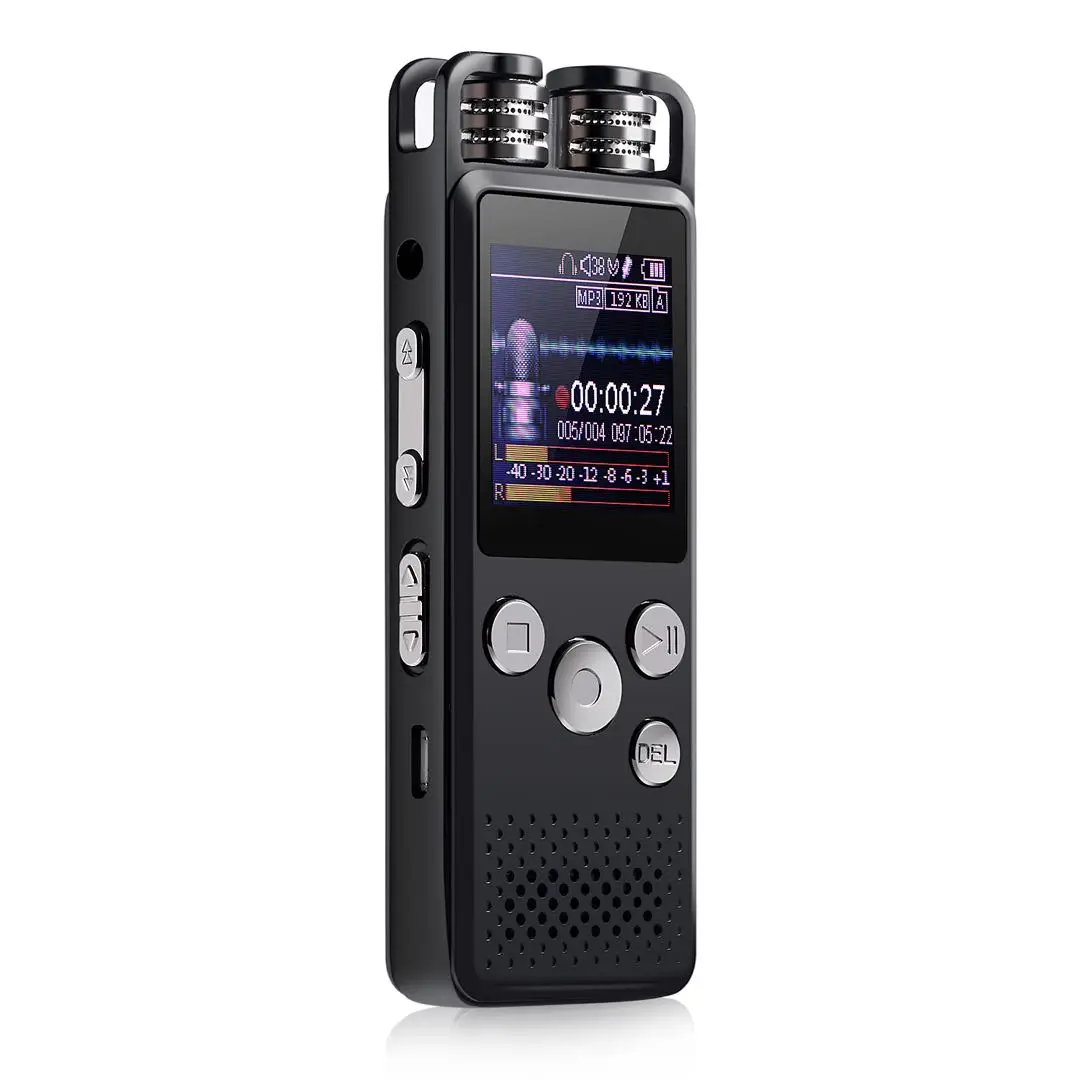 Portable Professional Audio REC MP3 Recording Devices Mini Noise Reduction Digital Voice Recorder
Portable Professional Audio REC MP3 Recording Devices Mini Noise Reduction Digital Voice Recorder