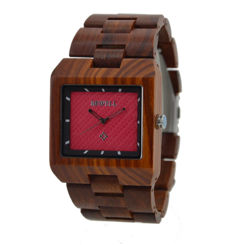 In Stock Christmas Gifts Bewell Custom Wooden Watches for Men and Women Quartz Square Wood Watch
In Stock Christmas Gifts Bewell Custom Wooden Watches for Men and Women Quartz Square Wood Watch