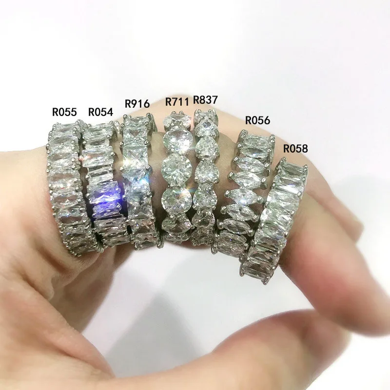 Drop shipping Wholesale Silver plated diamond ring baguette cubic zirconia rings for woman
Drop shipping Wholesale Silver plated diamond ring baguette cubic zirconia rings for woman