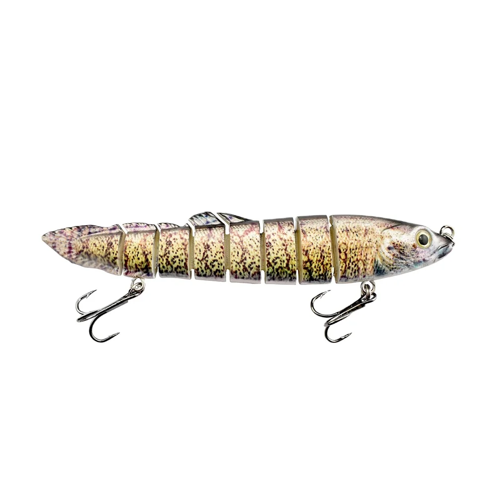 Jointed swimbait fishing lures tackle lures Eight-section loach (5.5") oem factory, Realistic and natural looking
Jointed swimbait fishing lures tackle lures Eight-section loach (5.5") oem factory, Realistic and natural looking