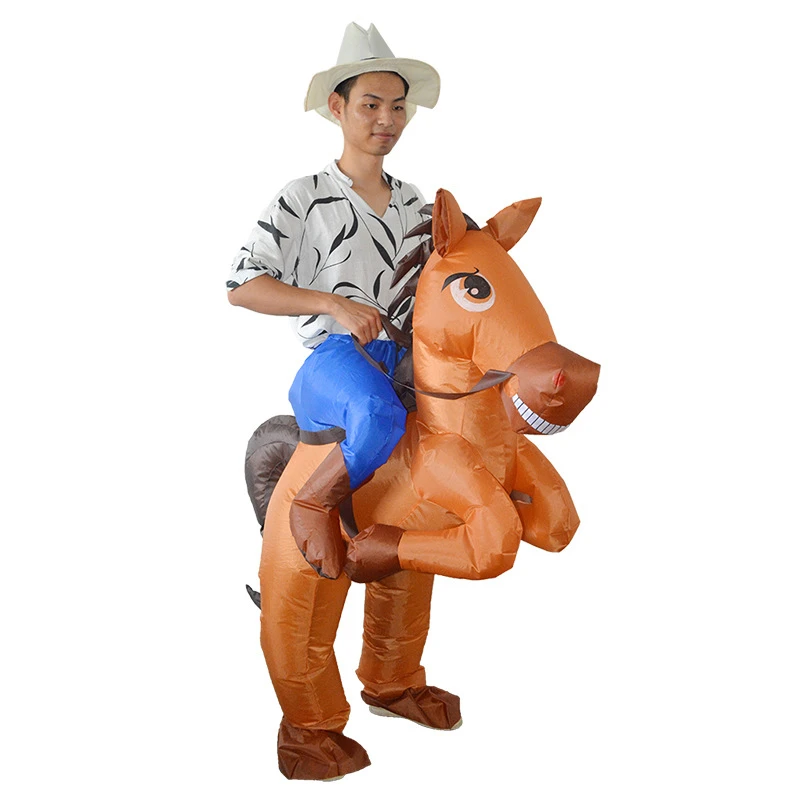 Animal Inflatable Costume for Adults Ride on Horse inflatable costume blow up suit cosplay game cloth jumpsuit Halloween party
Animal Inflatable Costume for Adults Ride on Horse inflatable costume blow up suit cosplay game cloth jumpsuit Halloween party