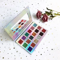 

New waterproof feature private label packaging neutral 18 colors eyeshadow palette