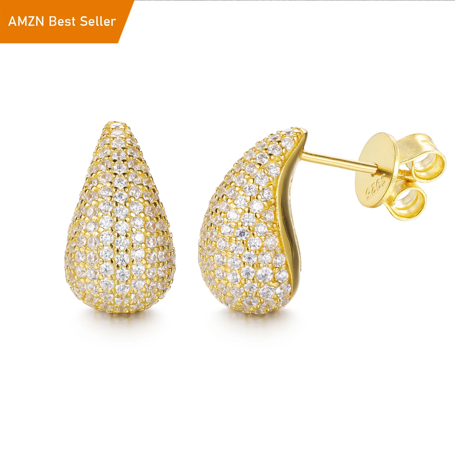 Iced Out Moissanite Teardrop Stud Earrings 18K White Gold 925 Sterling Silver Luxury Fashion Tear Water Drop Dupe Earrings
Iced Out Moissanite Teardrop Stud Earrings 18K White Gold 925 Sterling Silver Luxury Fashion Tear Water Drop Dupe Earrings