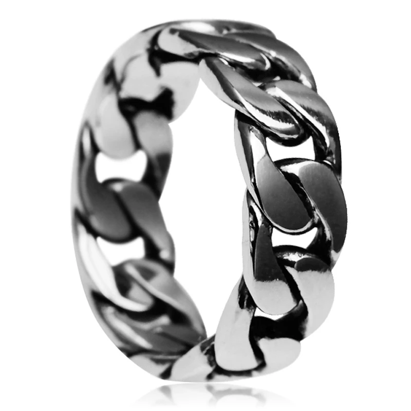 Charare sterling silver vintage Thailand chain couple ring accessories, Silver (customizable)
Charare sterling silver vintage Thailand chain couple ring accessories, Silver (customizable)