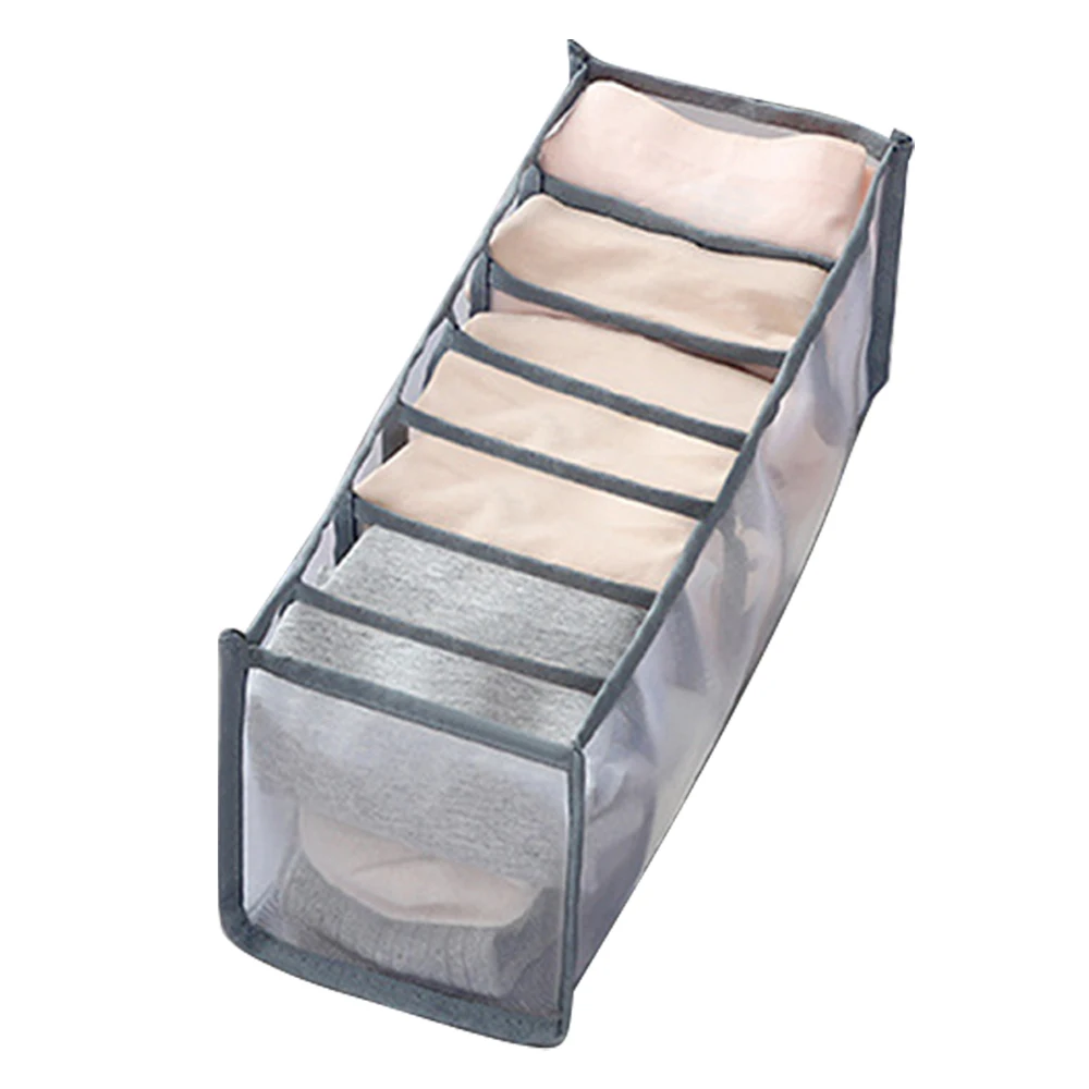 7 grids Underwear Storage Box with Compartments Socks Bra Underpants Organizer Drawers Divider Box, Gray, white,milky,pink,black
7 grids Underwear Storage Box with Compartments Socks Bra Underpants Organizer Drawers Divider Box, Gray, white,milky,pink,black