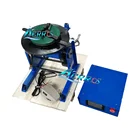 PLC control 15R rotation speed 100kg turntable stepper motor cnc welding positioner with chuck 200