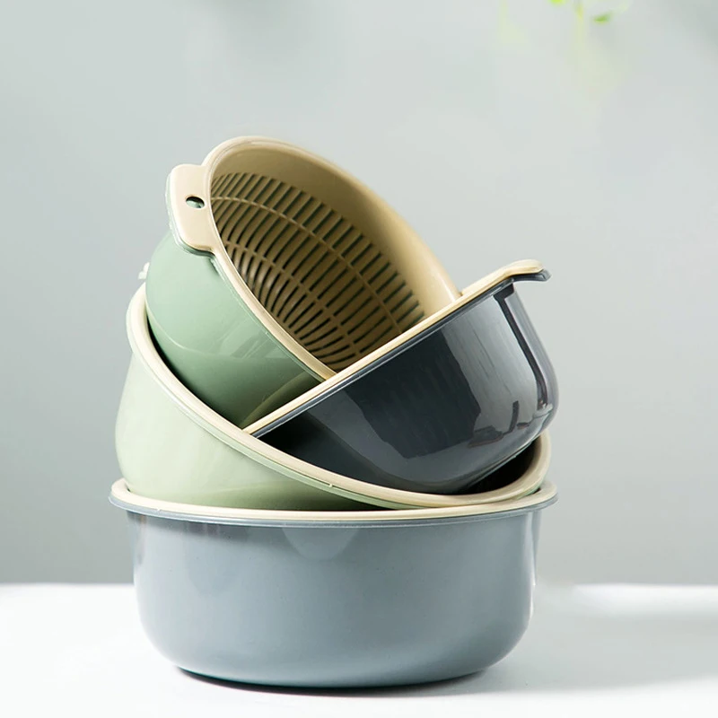 Hot Sale Household Kitchen Tools Double Layer Multi-function Sink Strainer Fruit Vegetable Washing Bowl Plastic Drain Basket, Customized color
Hot Sale Household Kitchen Tools Double Layer Multi-function Sink Strainer Fruit Vegetable Washing Bowl Plastic Drain Basket, Customized color
