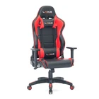 2019 Fashion leather adjustable seat cool red pc racing computer chair gaming