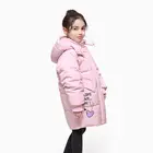 2019 New Warm Winter Kids Outerwear Clothes Hooded Custom Print Baby Children Girl's Down Jacket