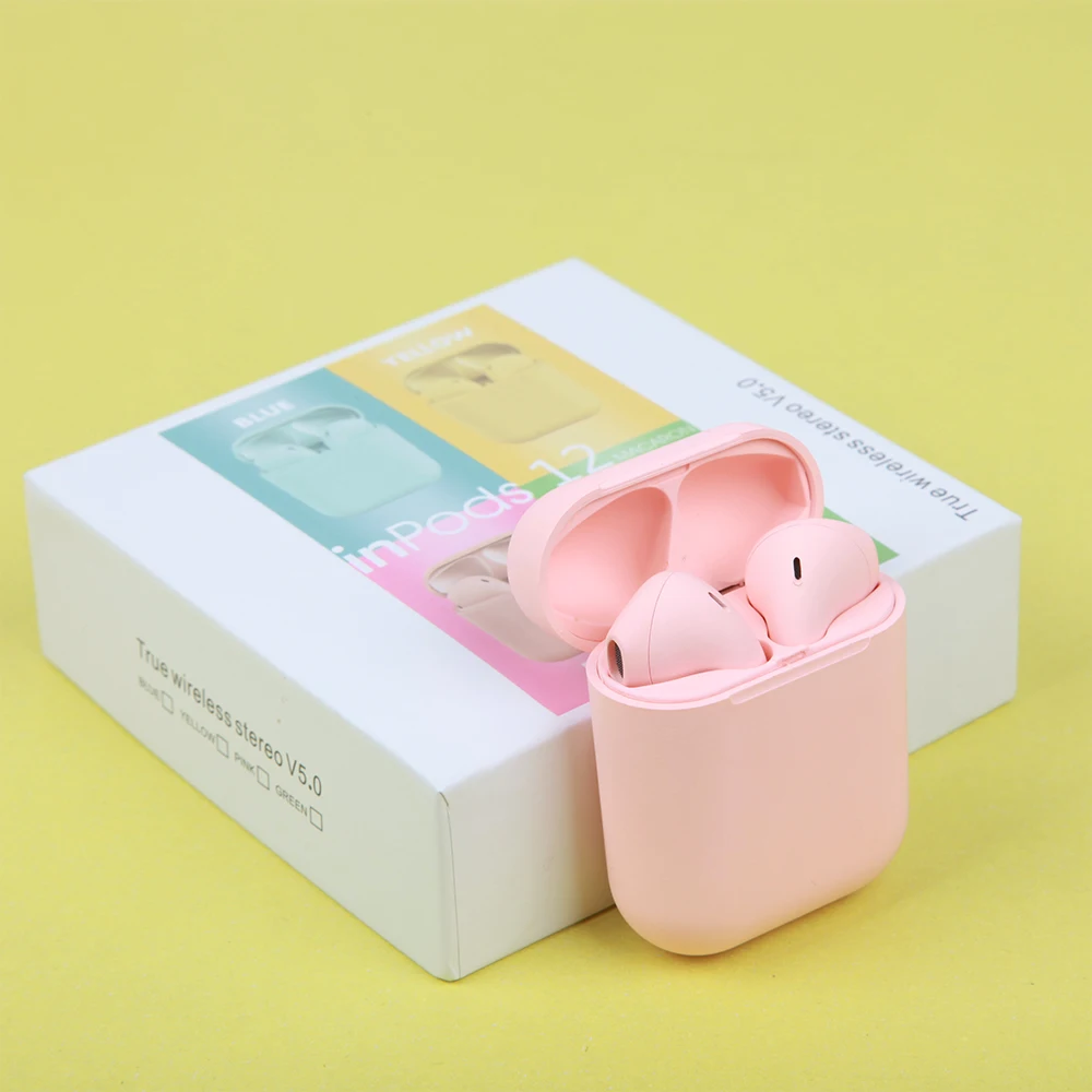 inpods 12 earphone i7s i9s i11 i12 Tws Wireless Bluetooth earphone headset - ANKUX.COM
