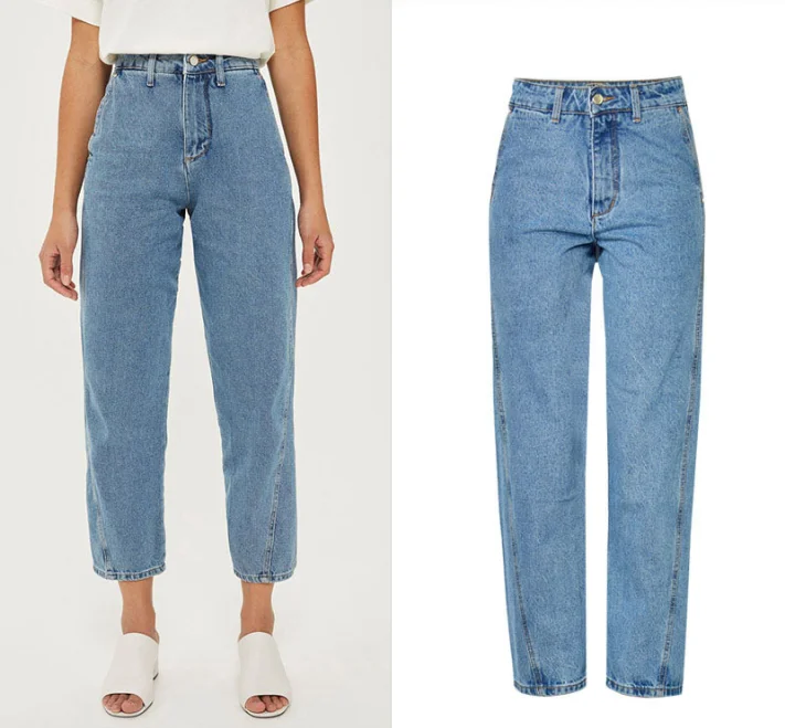 Front Seam High Waist Jeans Casual Loose Wide Leg Wash Cropped Denim Pants Calf-length Pants Softener Women's Special Patchwork
Front Seam High Waist Jeans Casual Loose Wide Leg Wash Cropped Denim Pants Calf-length Pants Softener Women's Special Patchwork